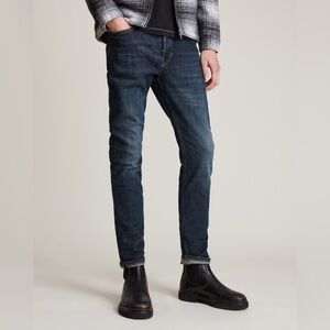 All Saints Rex slim straight men’s jeans 34/32.